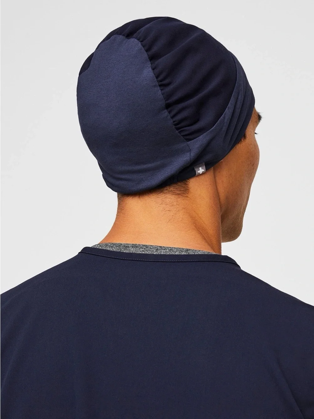 Figs Modern Expandable Scrub Cap Navy NWT